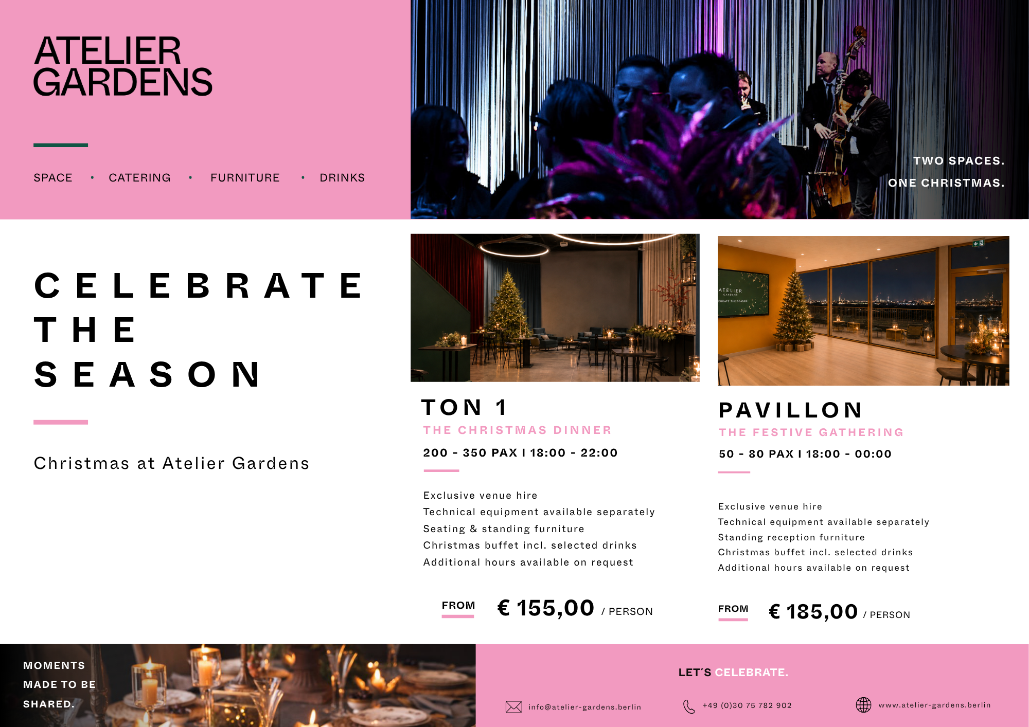 Seasonal event package offering