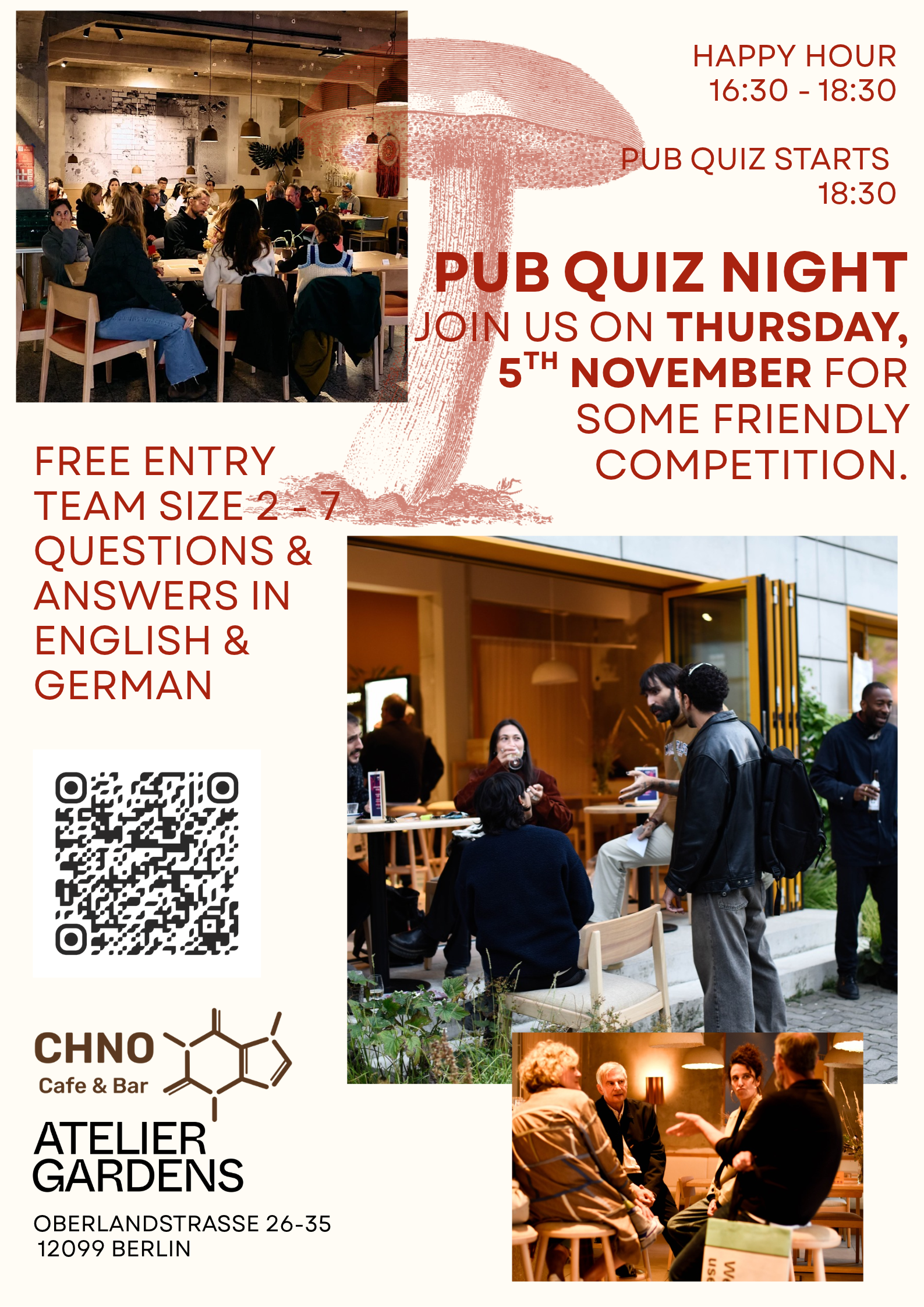 General knowledge and half-priced drinks